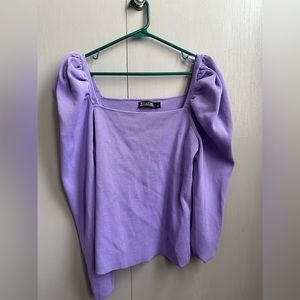 7Th Avenue NY&C Puffy Sleeve Top